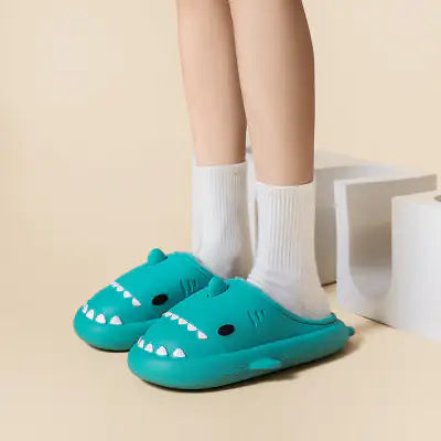 Cozy Shark Slides [women shoes]