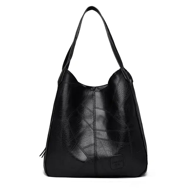 Vintage PU Leather Hand bag For Women