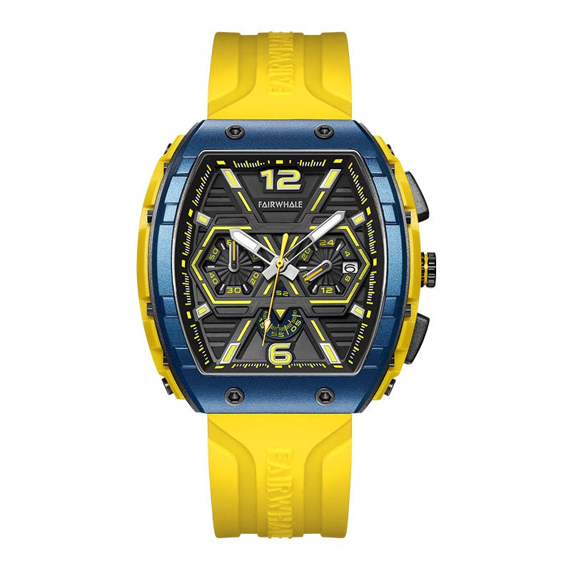 Multi-Hand Chronograph Rubber Strap watch