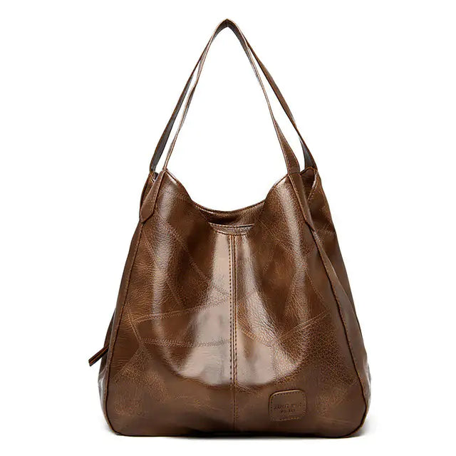 Vintage PU Leather Hand bag For Women