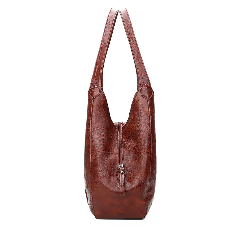 Vintage PU Leather Hand bag For Women