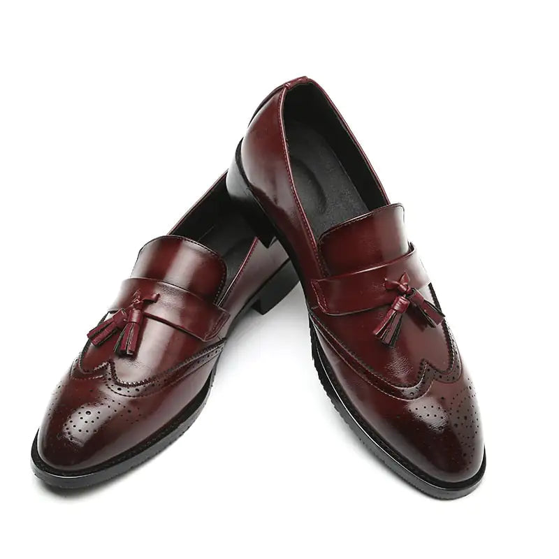 Classic Leather Tassel Loafers shoes