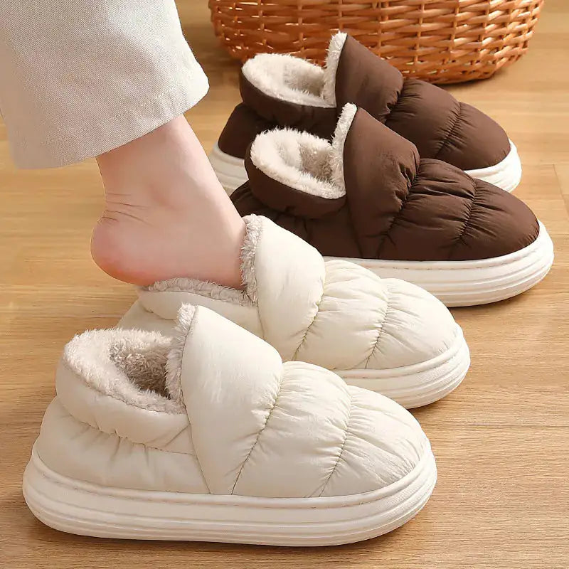 Thick Plush Unisex Flats women shoes