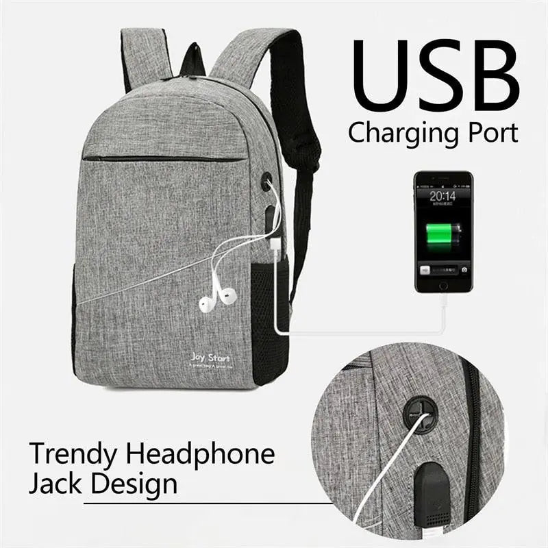 USB Charging Backpack bag