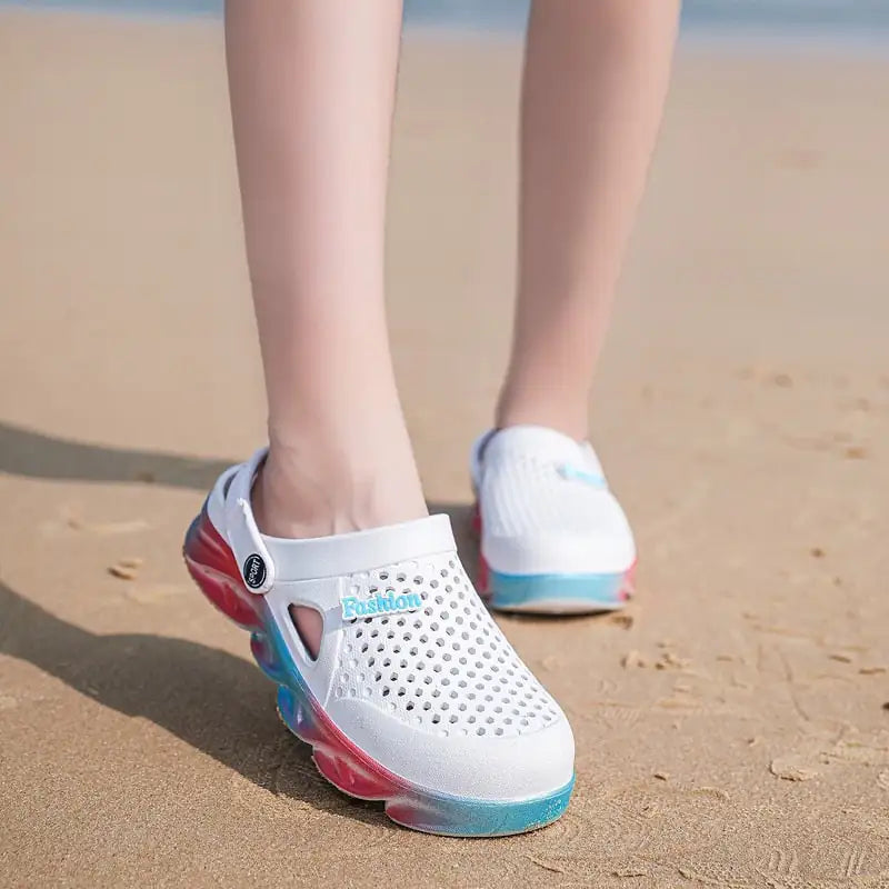 Colorful Beach Crocs shoes