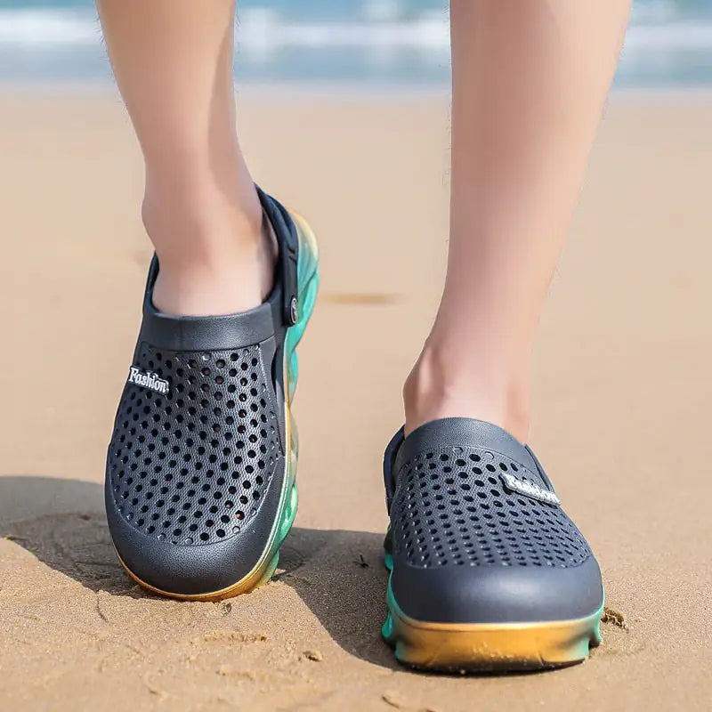 Colorful Beach Crocs shoes